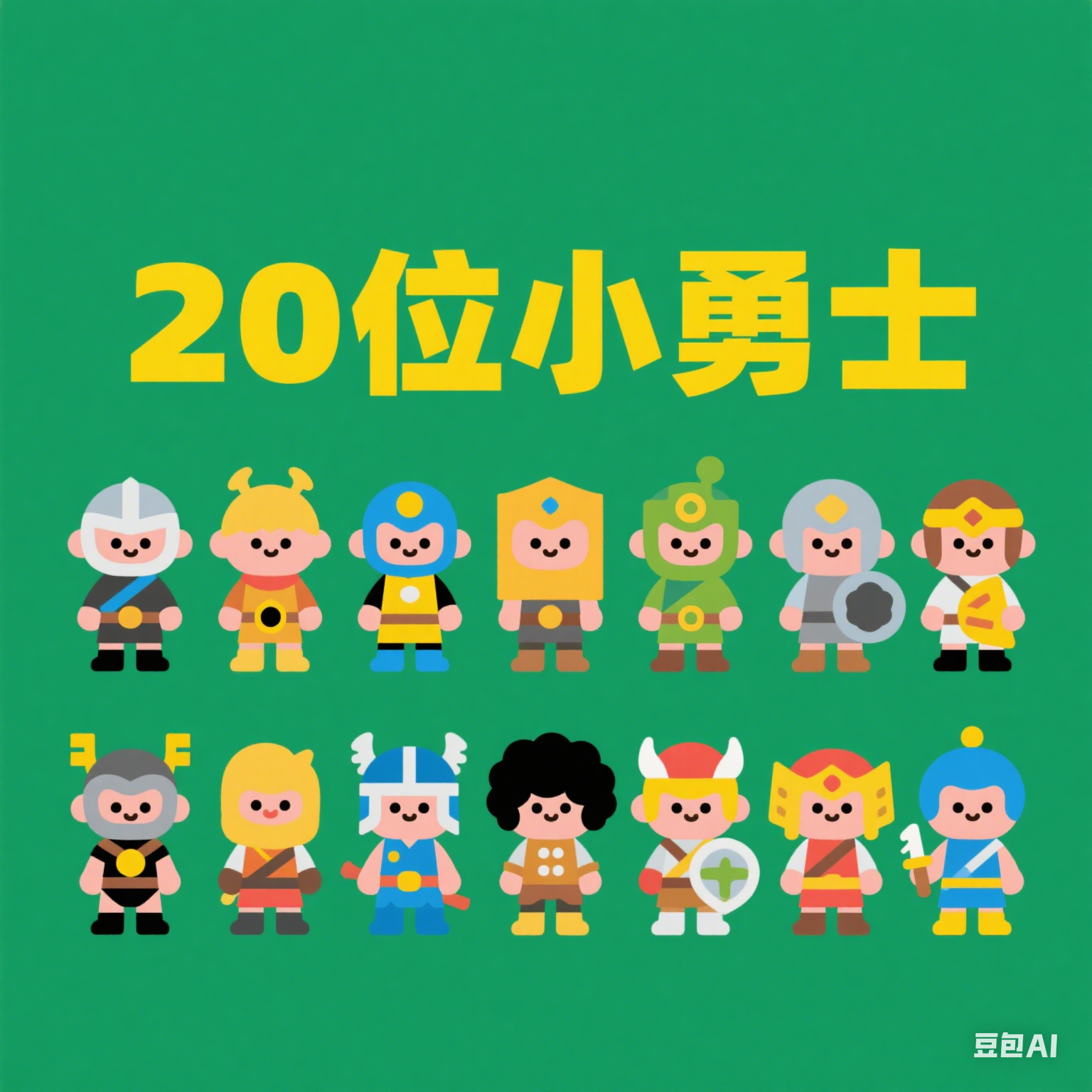 20位小勇士
